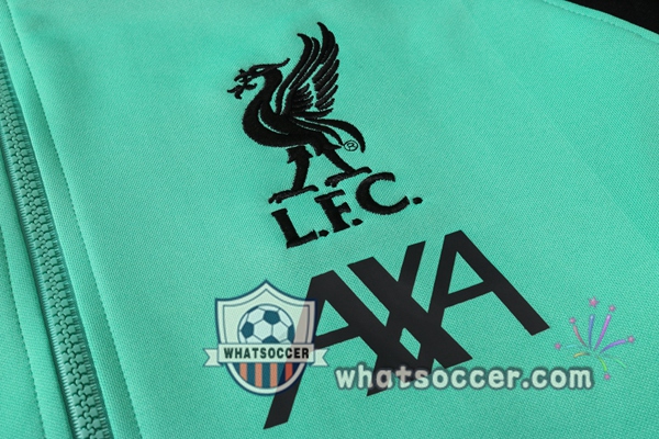 FC Liverpool Green White Red Black Hooded Jacket 2020-2021