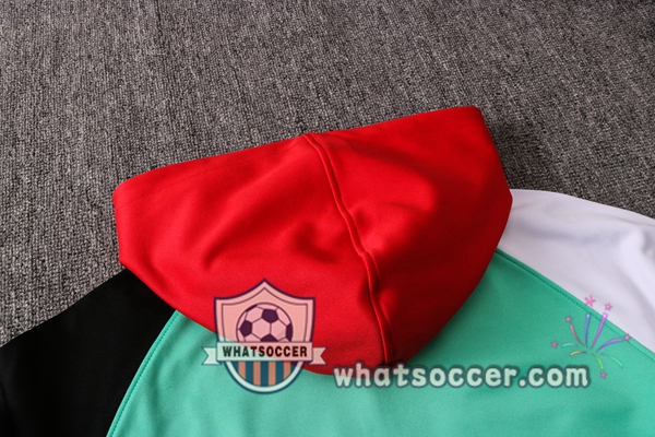 FC Liverpool Green White Red Black Hooded Jacket 2020-2021