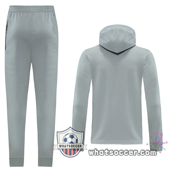 FC Liverpool Gray Hooded Jacket 2020-2021