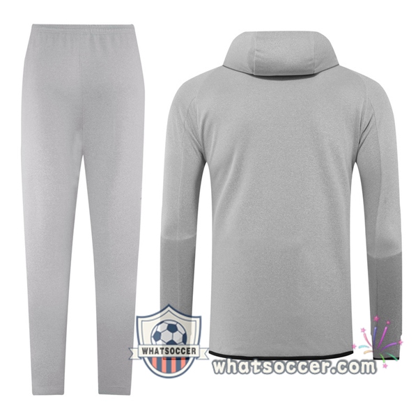 FC Liverpool Gray Hooded Jacket 2020-2021