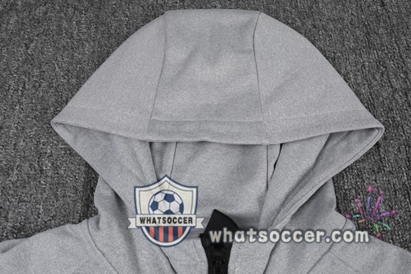 FC Liverpool Gray Hooded Jacket 2020-2021