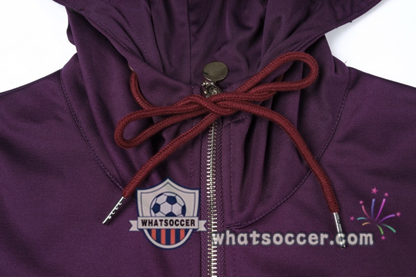 Paris PSG Purple Hooded Jacket 2020-2021