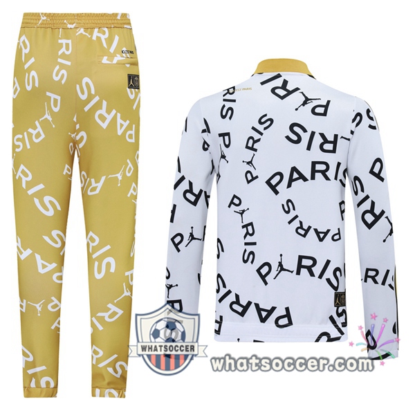 JORDAN Paris PSG White Training Jacket 2020-2021
