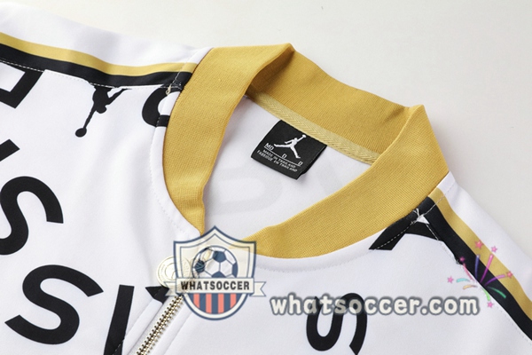 JORDAN Paris PSG White Training Jacket 2020-2021
