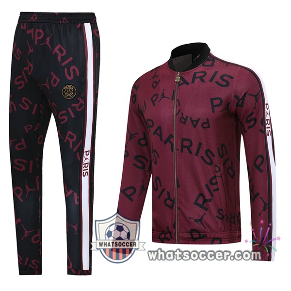 JORDAN Paris PSG Purple Training Jacket 2020-2021