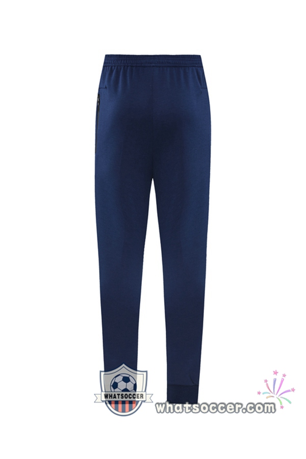 Paris PSG Blue Royal Hooded Jacket 2020-2021