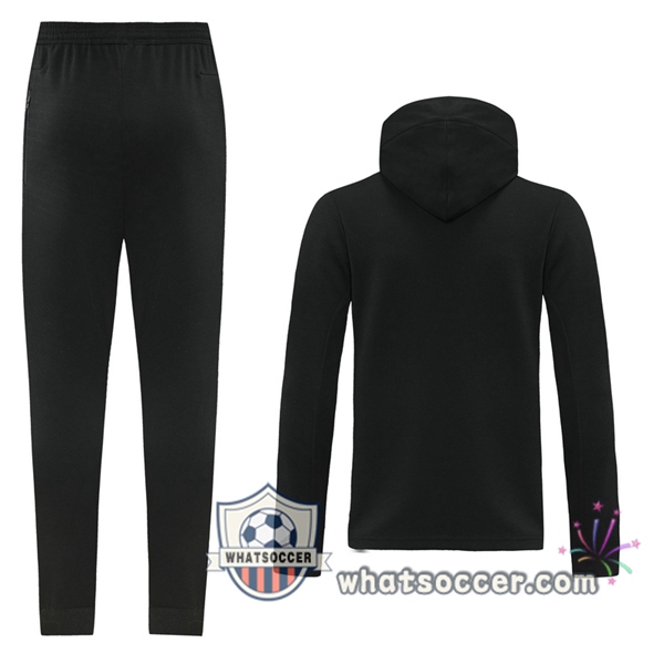FC Barcelona Black Hooded Jacket 2020-2021