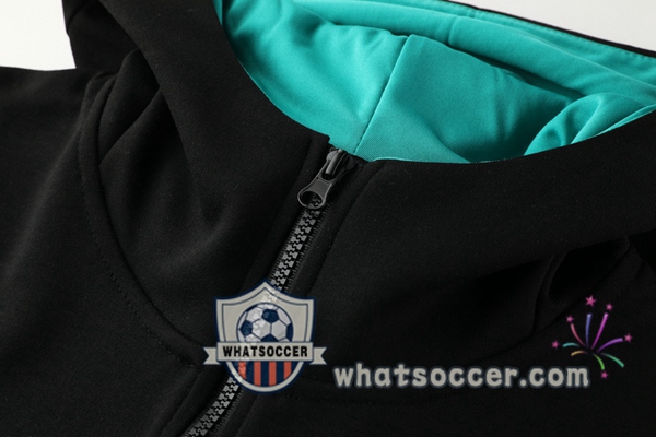 FC Barcelona Black Hooded Jacket 2020-2021
