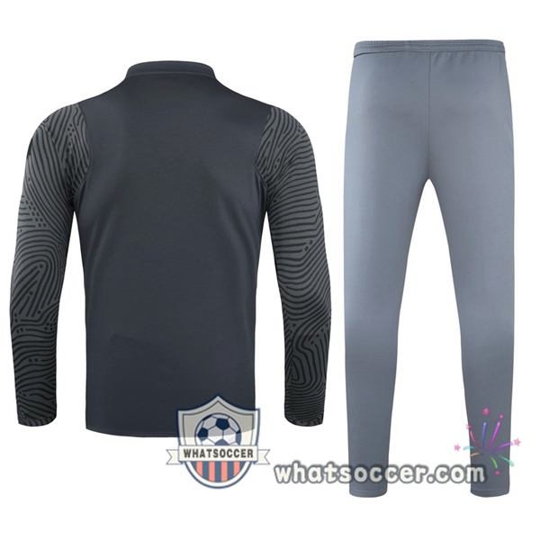 Inter Milan Dark Gray Tracksuit 2020-2021