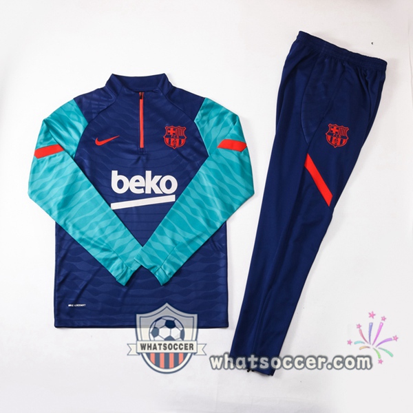 FC Barcelona Blue Tracksuit 2020-2021