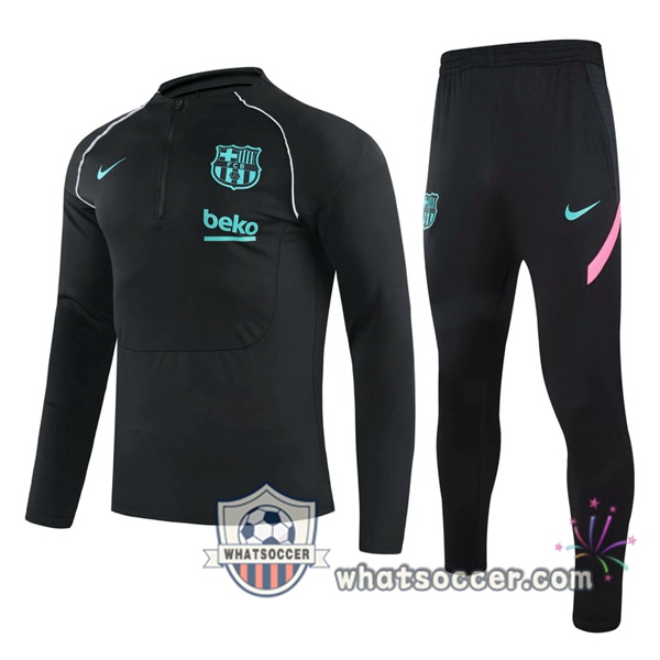 FC Barcelona Black Tracksuit 2020-2021