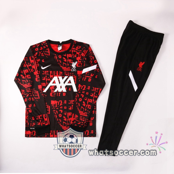 FC Liverpool Red Black Tracksuit 2020-2021