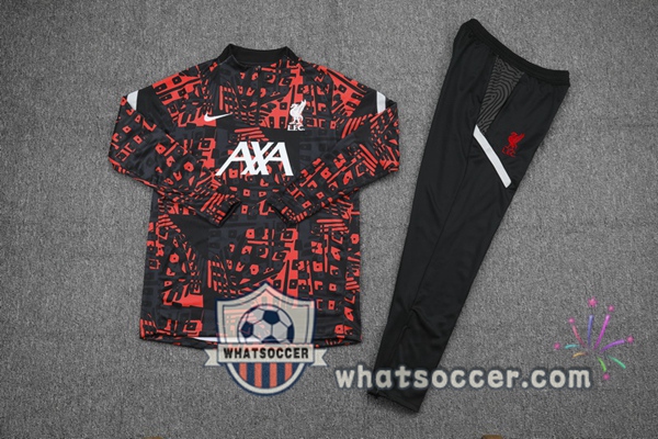 FC Liverpool Black Red Tracksuit 2020-2021