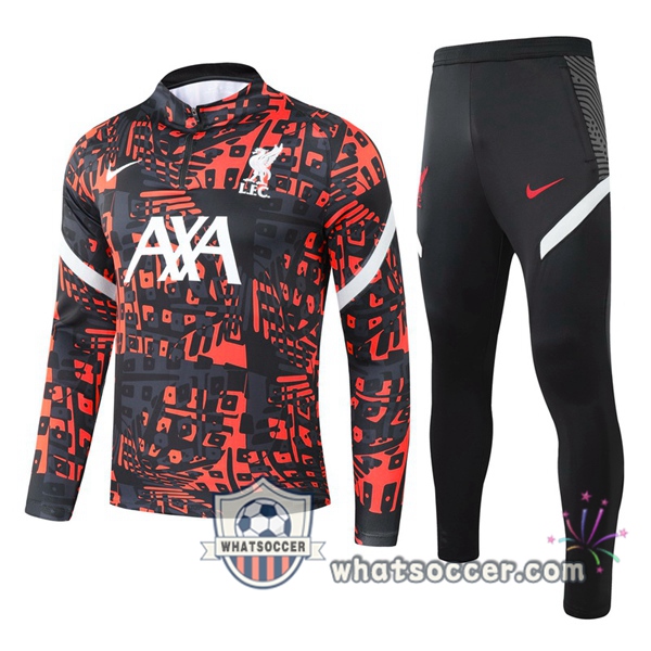 FC Liverpool Black Red Tracksuit 2020-2021