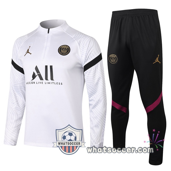 Paris PSG Jordan White Tracksuit 2020-2021