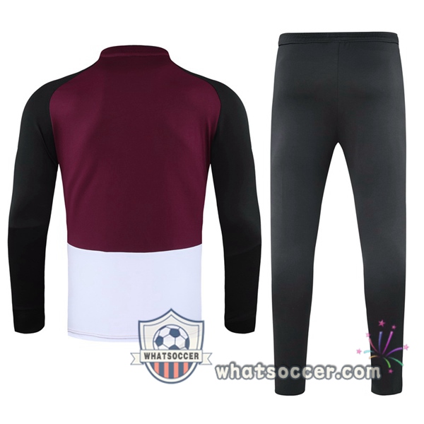 Paris PSG Jordan Black Purple Tracksuit 2020-2021
