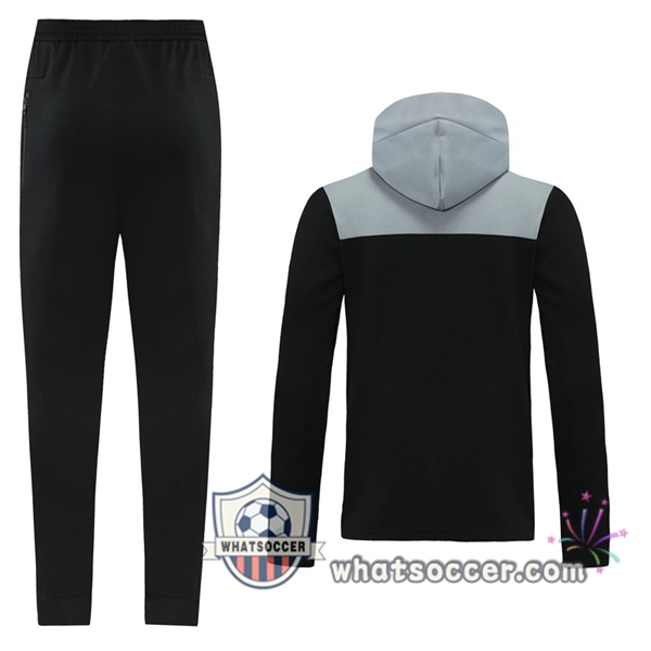 FC Liverpool Black Hooded Jacket 2020-2021