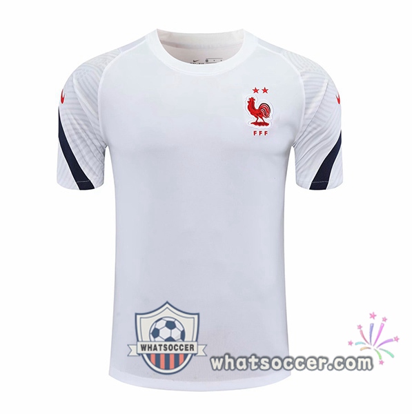 France White Training T-Shirts 2020-2021
