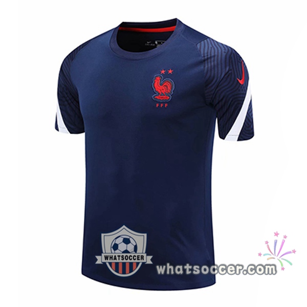 France Blue Royal Training T-Shirts 2020-2021