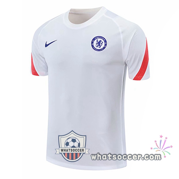 FC Chelsea White Training T-Shirts 2020-2021
