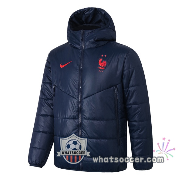 France Blue Royal Soccer Down Jacket 2020-2021