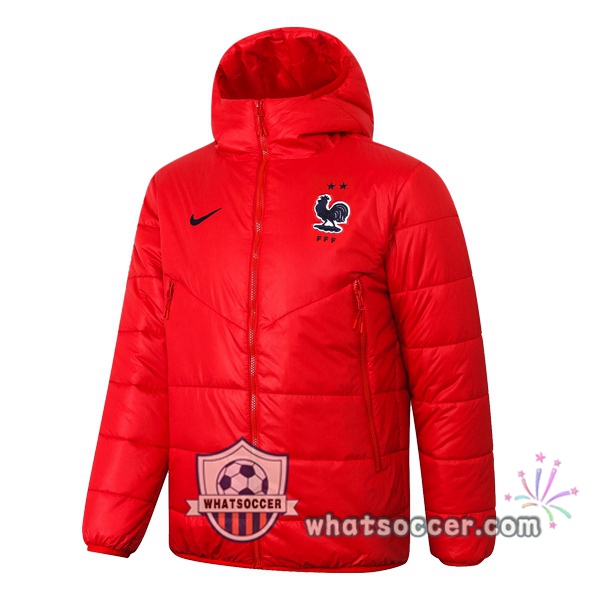 France Red Soccer Down Jacket 2020-2021