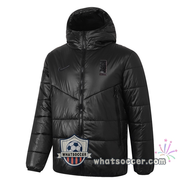 Korea Black Soccer Down Jacket 2020-2021