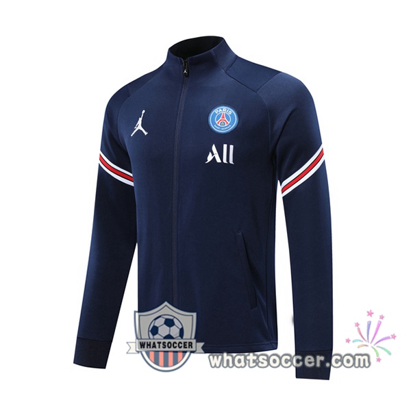 Paris PSG Blue Royal Soccer Jacket 2020-2021