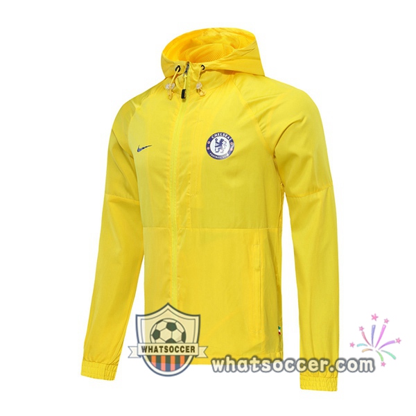 FC Chelsea Yellow Windbreaker 2020-2021