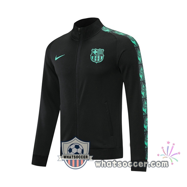 FC Barcelona Black Soccer Jacket 2020-2021