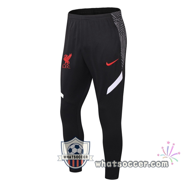 FC Liverpool Black Red White Soccer Pants 2020-2021