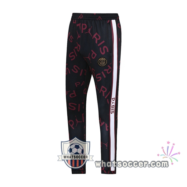 JORDAN Paris PSG Black Purple Soccer Pants 2020-2021