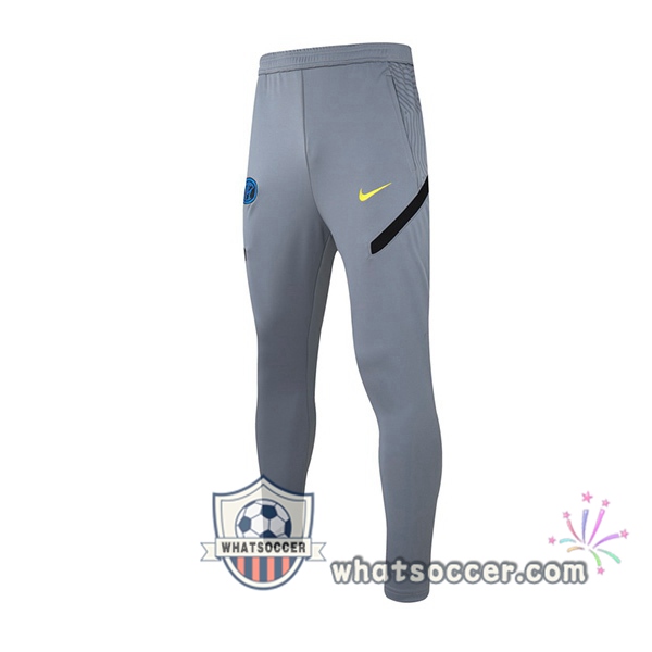 Inter Milan Gray Soccer Pants 2020-2021