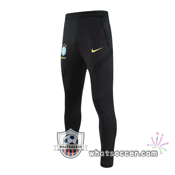 Brazil Black Soccer Pants 2020-2021