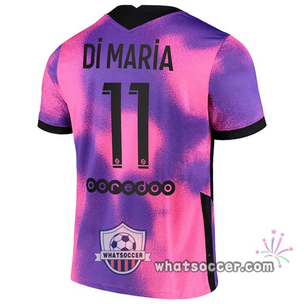 Jordan Paris PSG (Di Maria 11) Fourth Soccer Jerseys 2020-2021