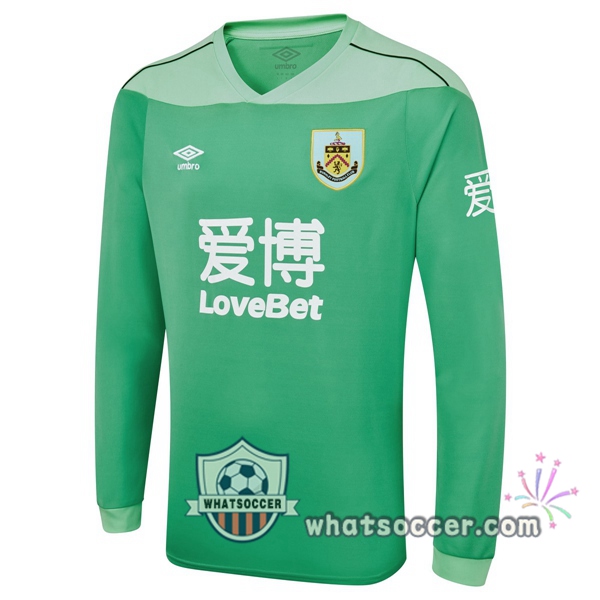 Burnley Goalkeeper Soccer Jerseys Long Sleeve Green 2020-2021