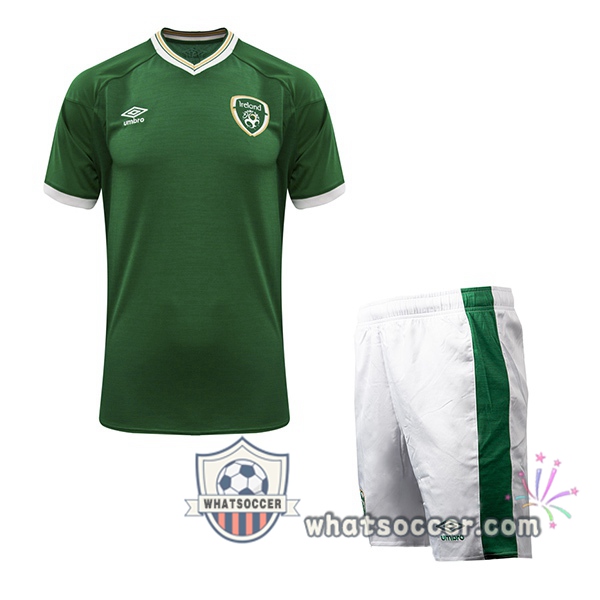 UMBRO FAI Irlande Kids Home Soccer Jerseys 2020-2021