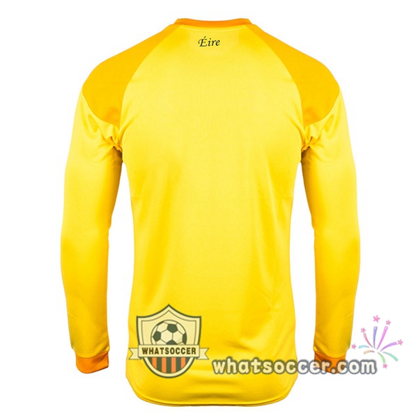 UMBRO FAI Ireland Goalkeeper Soccer Jerseys Long Sleeve Yellow 2020-2021