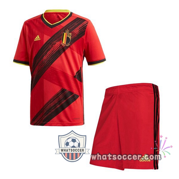 Belgium Kids Home Soccer Jerseys 2020-2021