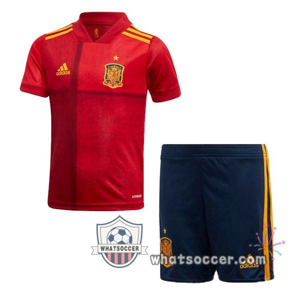 Spain Kids Home Soccer Jerseys 2020-2021
