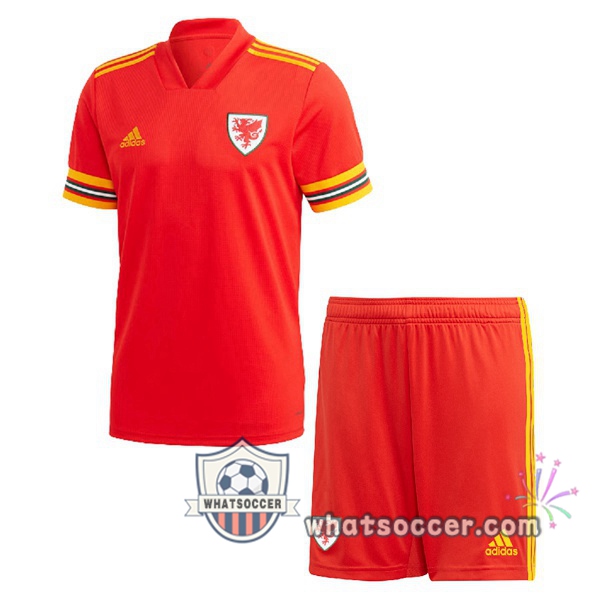Wales Kids Home Soccer Jerseys 2020-2021