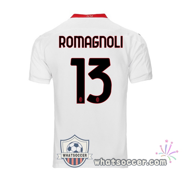 AC Milan (ROMAGNOLI 13) Away Soccer Jerseys 2020-2021