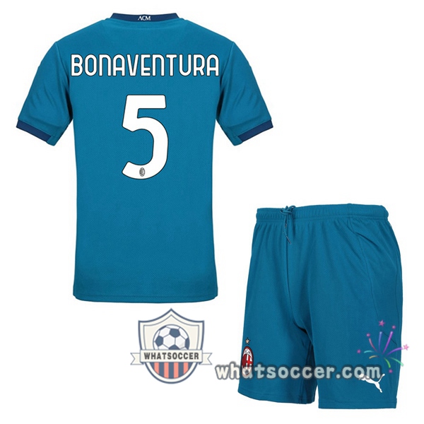 AC Milan (BONAVENTURA 5) Kids Third Soccer Jerseys 2020-2021