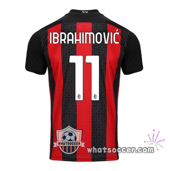 AC Milan (IBRAHIMOVIĆ 11) Home Soccer Jerseys 2020-2021