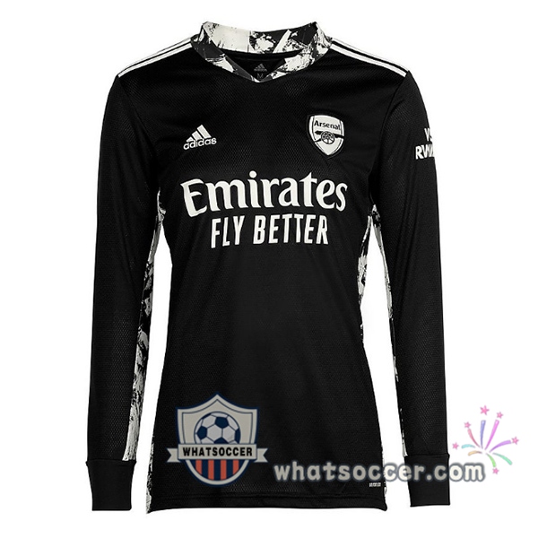 Arsenal Goalkeeper Soccer Jerseys Black 2020-2021