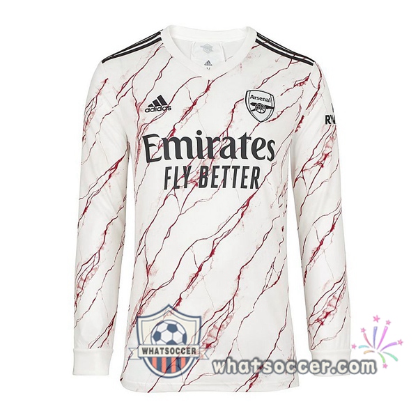 Arsenal Away Soccer Jerseys Long Sleeve 2020-2021