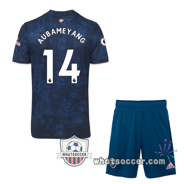 Arsenal (AUBAMEYANG 14) Kids Third Soccer Jerseys 2020-2021