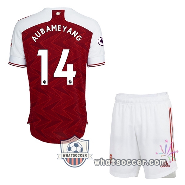 Arsenal (AUBAMEYANG 14) Kids Home Soccer Jerseys 2020-2021