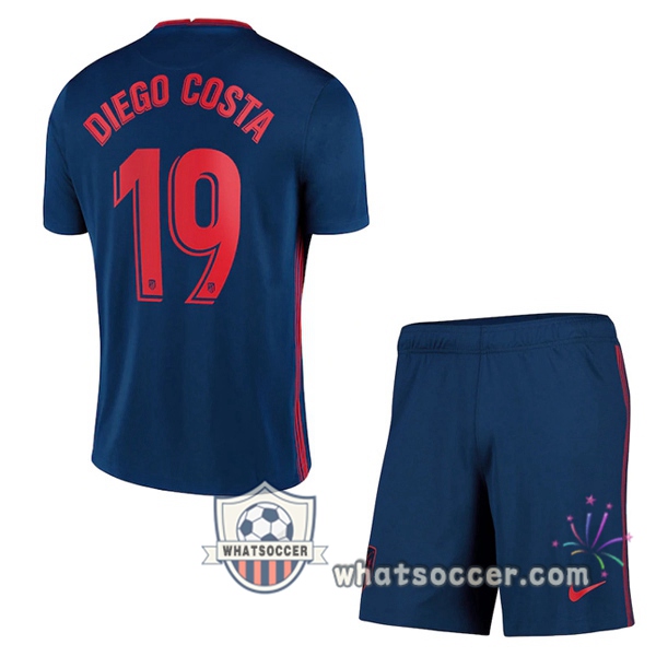 Atletico Madrid (DIEGO COSTA 19) Kids Away Soccer Jerseys 2020-2021