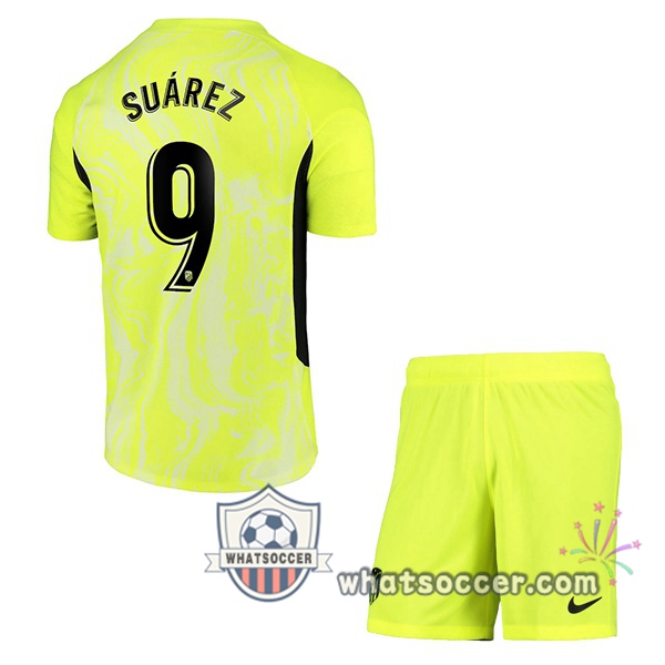 Atletico Madrid (SUÁREZ 9) Kids Third Soccer Jerseys 2020-2021